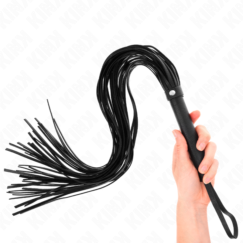 KINK - FOUET NOIR EN PVC SOUPLE 70 CM