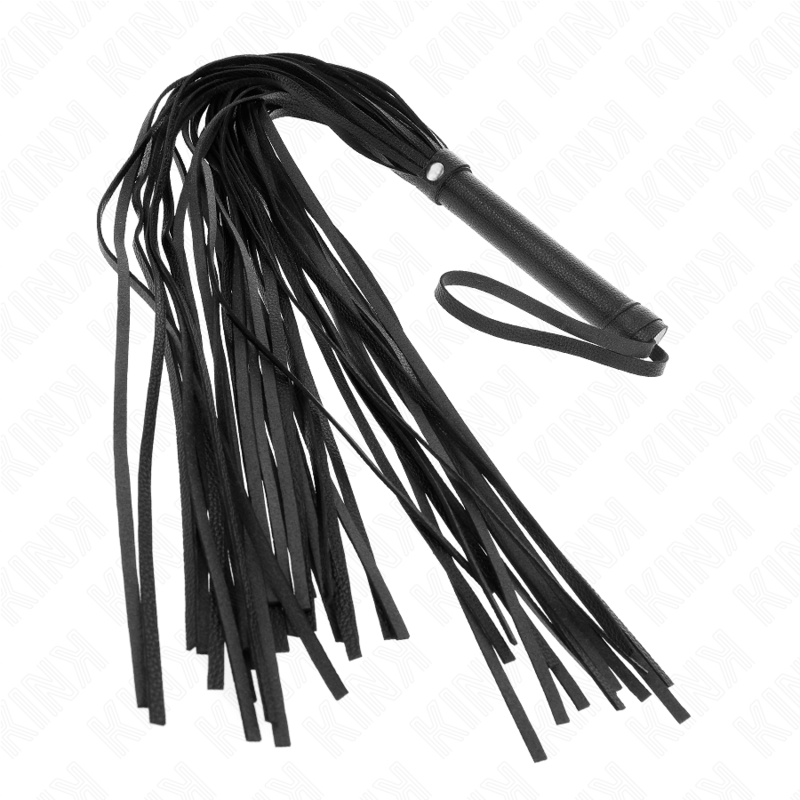 KINK - FOUET NOIR EN PVC SOUPLE 70 CM