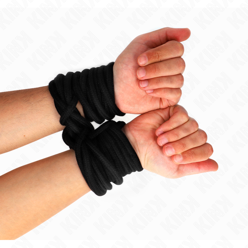 KINK - CORDE EN COTON 10 MÈTRES NOIRE