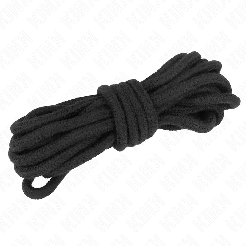 KINK - CORDE EN COTON 10 MÈTRES NOIRE