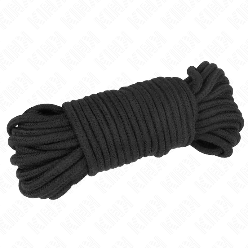 KINK - CORDE EN COTON 20 MÈTRES NOIRE