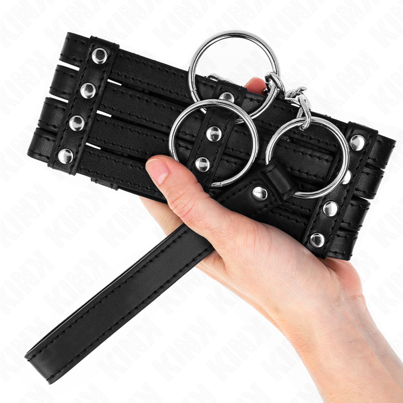 KINK - COLLIER AVEC CEINTURE 65 CM STYLE SOUMIS AJUSTABLE 35-51 CM X 7 CM