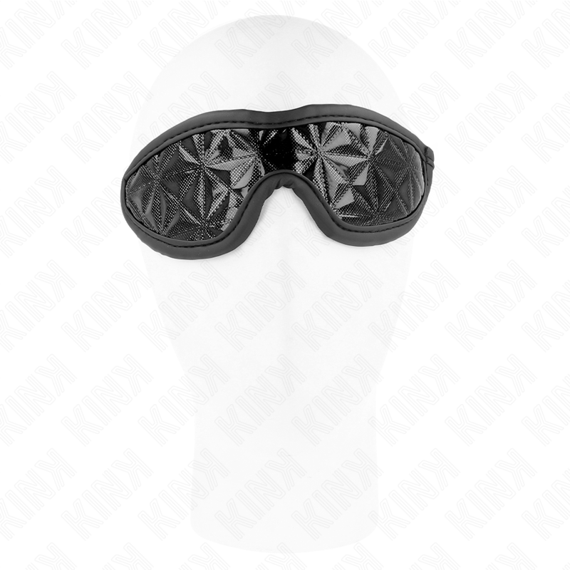 KINK - BANDEAU NOIR À MOTIF LOSANGES 20,5 x 6 CM