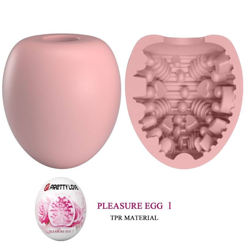 PRETTY LOVE - MASTURBATEUR MASCULIN ŒUF ROSE