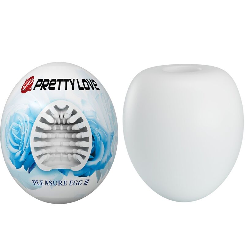 PRETTY LOVE - MASTURBATEUR MASCULIN BLANC D'ŒUF