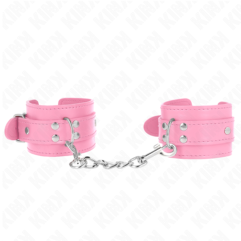 KINK - MENOTTES SIMPLES ROSES RÉGLABLES 20-23 CM X 5,5 CM