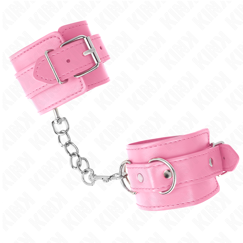 KINK - MENOTTES SIMPLES ROSES RÉGLABLES 20-23 CM X 5,5 CM