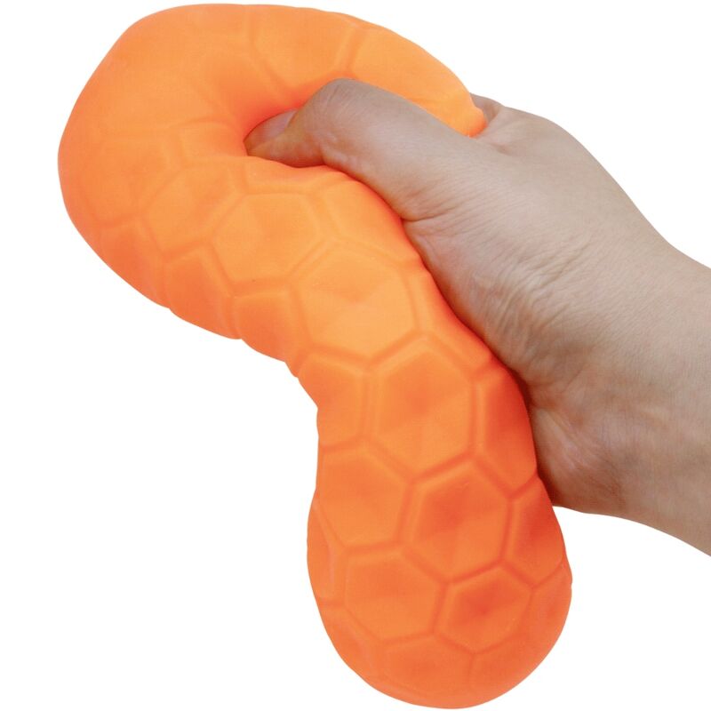 PRETTY LOVE - MASTURBATEUR MASCULIN TWIN BALLS ORANGE
