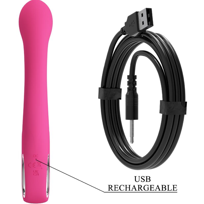 PRETTY LOVE - VIBROMASSEUR FRITZ LAPIN 12 VIBRATIONS ROSE