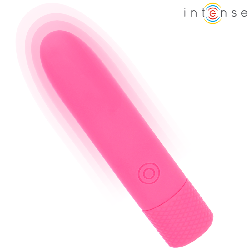 INTENSE - SYMONE USB RECHARGEABLE VIBRATING BULLET 8 VIBRATIONS ROSE 10 X 2,2 CM
