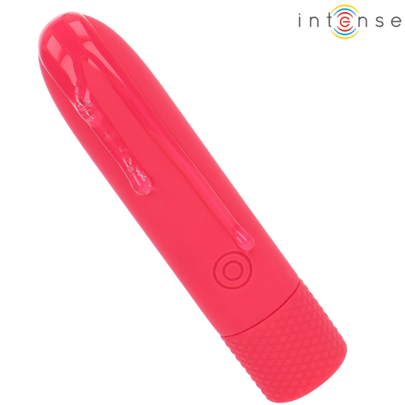 INTENSE - SYMONE USB VIBRATEUR BULLET RECHARGEABLE 8 VIBRATIONS ROUGE 10 X 2,2 CM