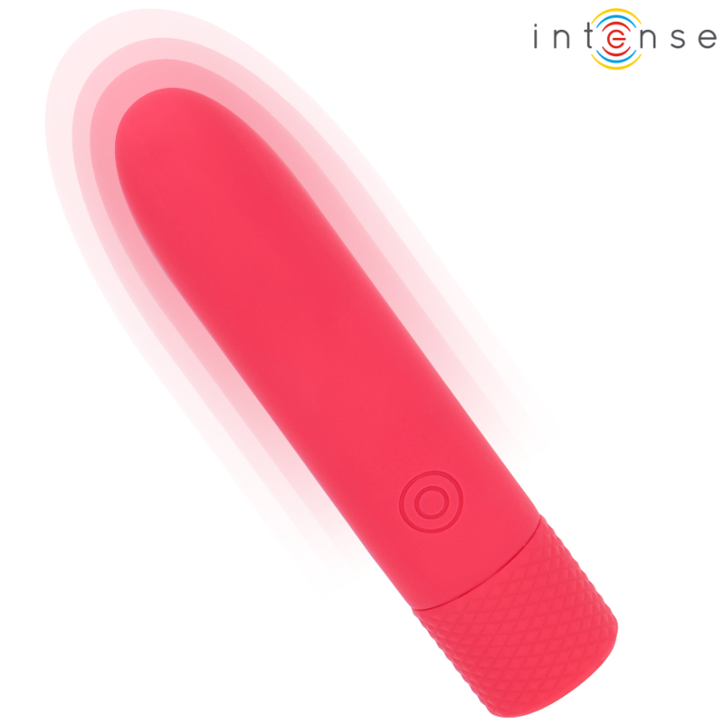 INTENSE - SYMONE USB VIBRATEUR BULLET RECHARGEABLE 8 VIBRATIONS ROUGE 10 X 2,2 CM
