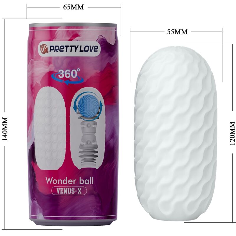 PRETTY LOVE - VÉNUS X MASTURBATEUR MASCULIN MODÈLE 3 BLANC