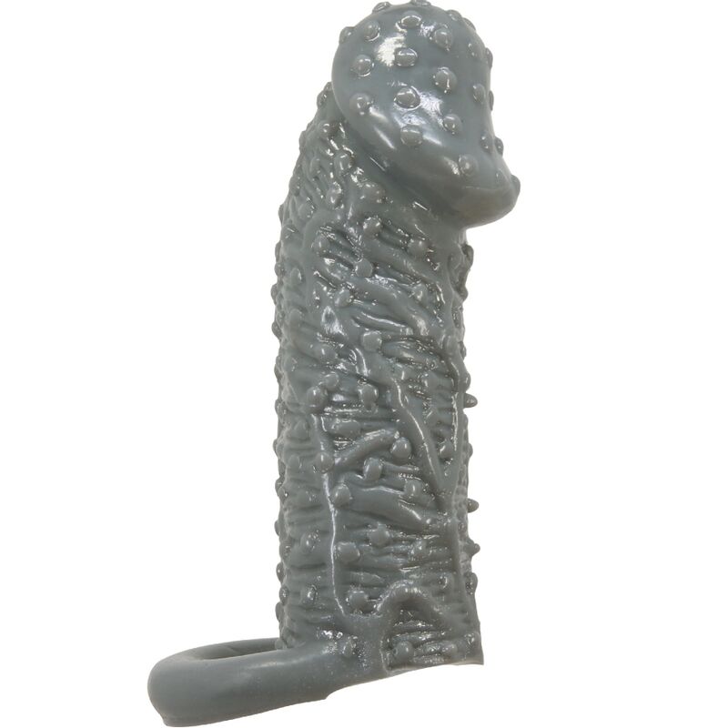 PRETTY LOVE - ANNEAU VIBRANT PÉNIS ET MANCHON D'ÉJACULATION PRÉCOCE MODÈLE 2 GRIS