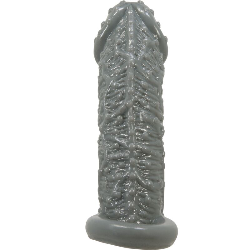 PRETTY LOVE - ANNEAU VIBRANT PÉNIS ET MANCHON D'ÉJACULATION PRÉCOCE MODÈLE 2 GRIS