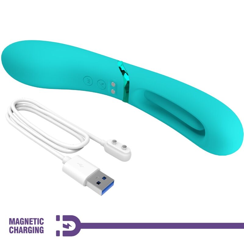 ROMANCE - VIBREUR POINT G LEXIE 7 VIBRATIONS BLEU