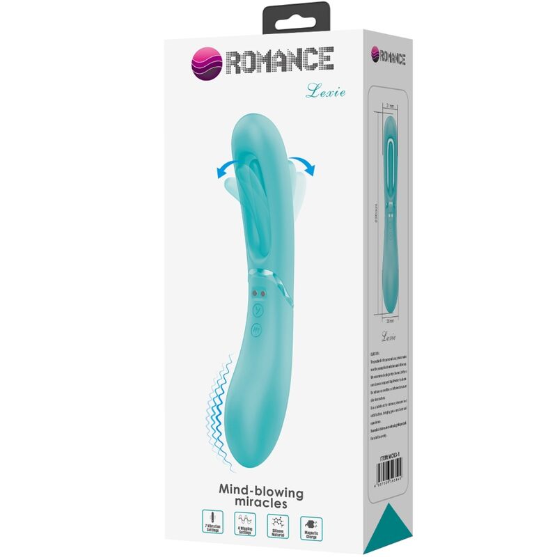 ROMANCE - VIBREUR POINT G LEXIE 7 VIBRATIONS BLEU