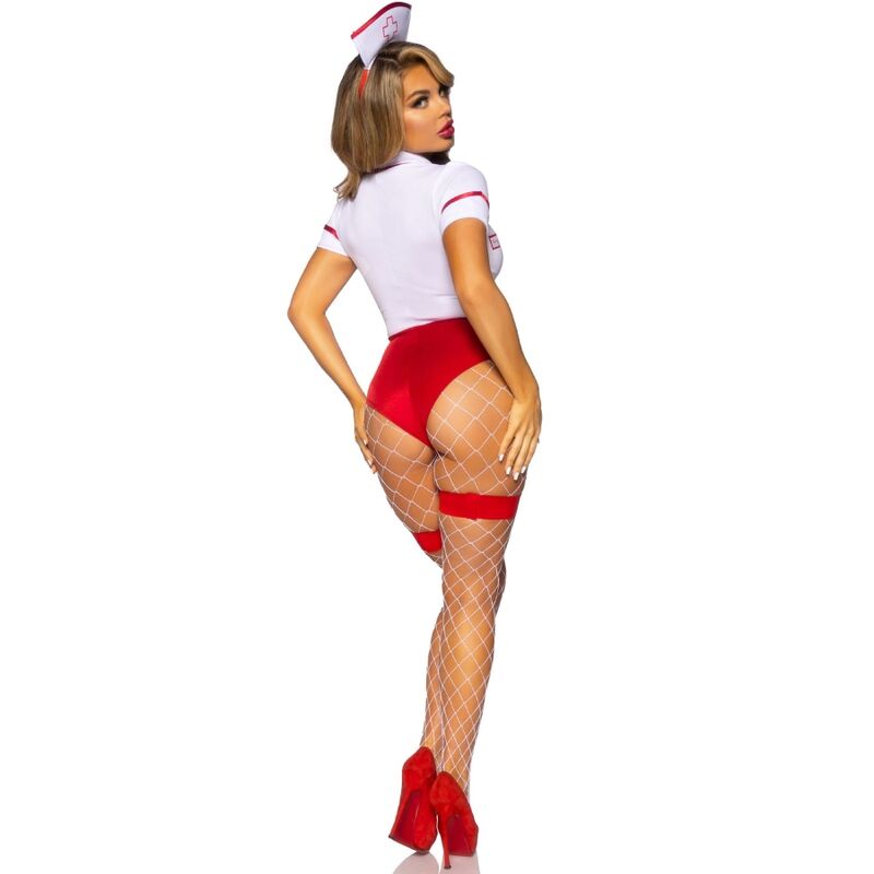 LEG AVENUE - DÉGUISEMENT INFIRMIÈRE SEXY ROUGE/BLANC M