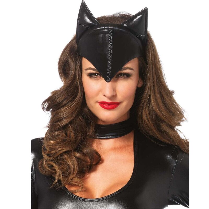LEG AVENUE - MASQUE CAT WOMAN NOIR