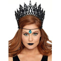 LEG AVENUE - COURONNE PAILLETTES ET BIJOUX NOIRE
