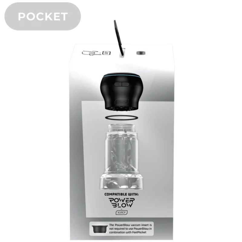 KIIROO - STROKER DE POCHE FEEL KRISTALL DE KIIROO TRANSPARENT