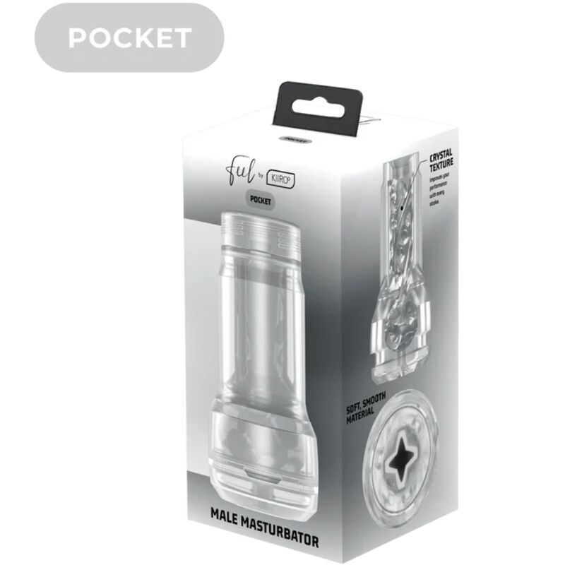KIIROO - STROKER DE POCHE FEEL KRISTALL DE KIIROO TRANSPARENT