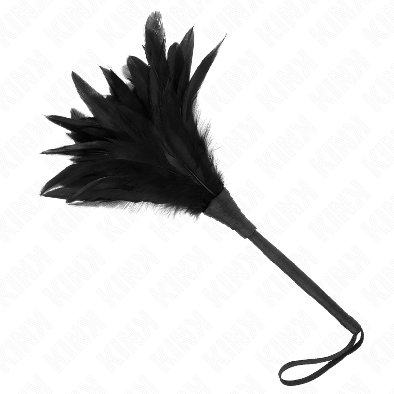 KINK - BONNES NOIRES HORNFORM TICKLE PLUMES DE POULET 36 CM