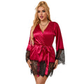 SUBBLIME - 953812 PYJAMA ÉLÉGANT EN DENTELLE + TANGA ROUGE S/M