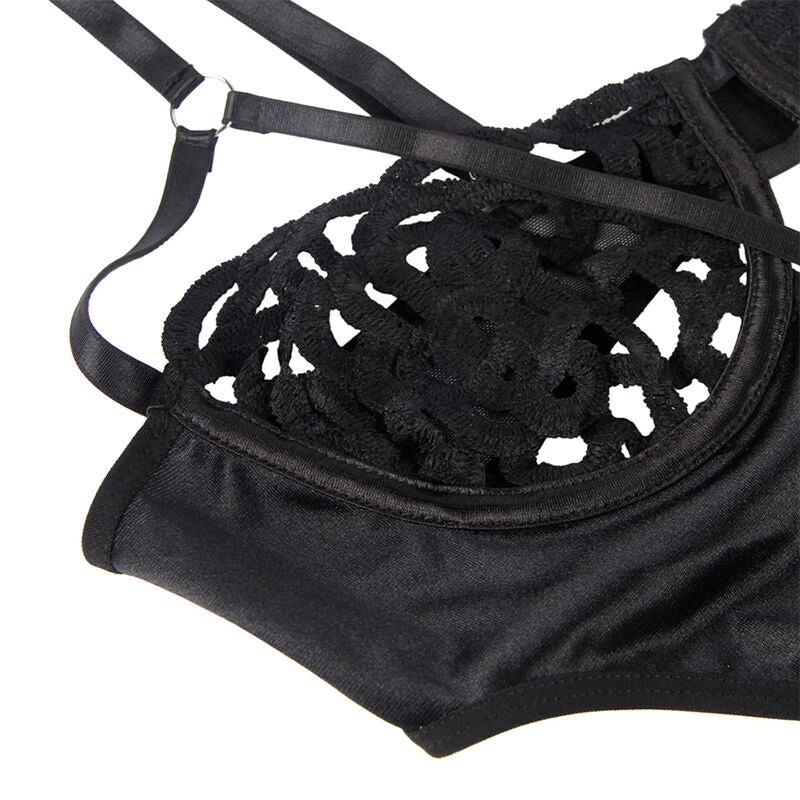 SUBBLIME - 954055 BODY EN DENTELLE SEXY NOIR S/M