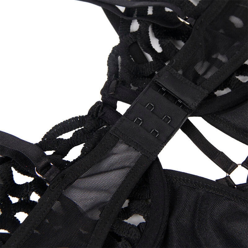 SUBBLIME - 954055 BODY EN DENTELLE SEXY NOIR S/M