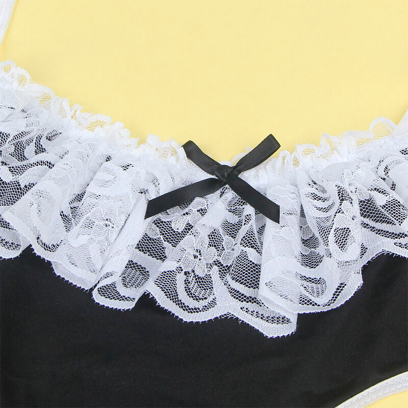 SUBBLIME - 954307 DÉGUISEMENT SERVANTE SEXY NOIR/BLANC S/M