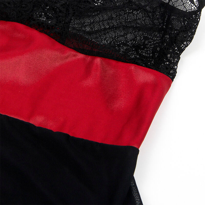 SUBBLIME - 954437 ROBE LIGOTAGE EN DENTELLE NOIRE L/XL