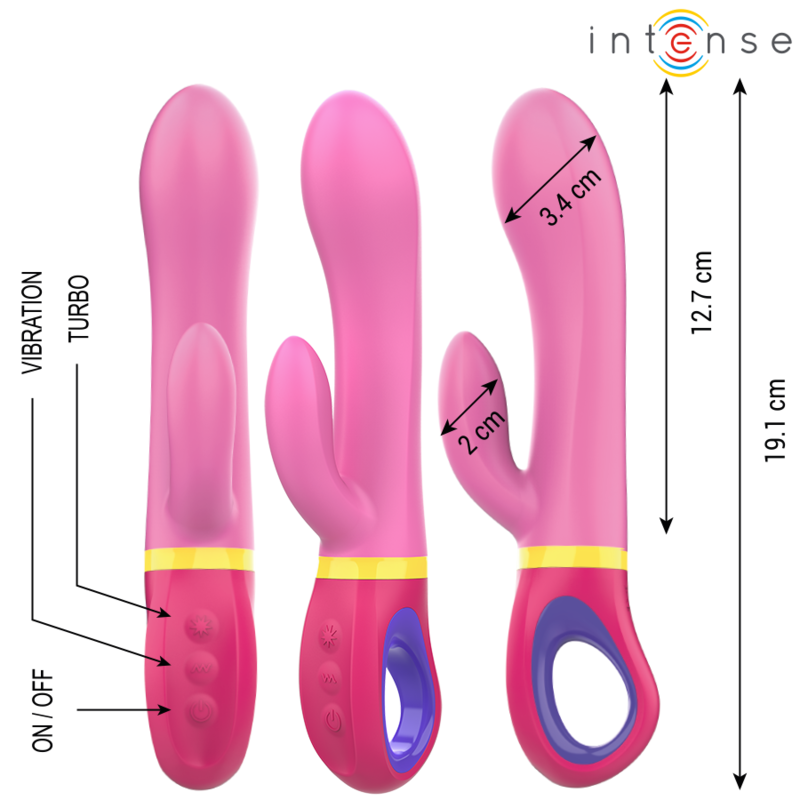 INTENSIF - VIBREUR DAPHNE PINK RABBIT
