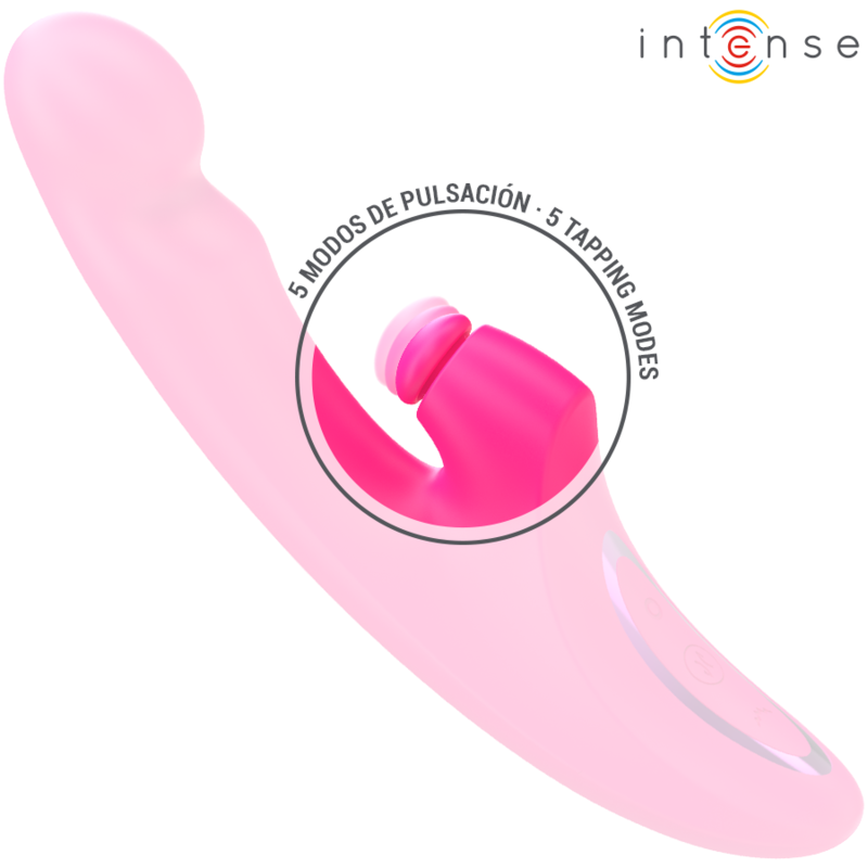 INTENSE - VIBREUR EMI 13,5 CM MULTIFONCTION 3 EN 1 10 VIBRATIONS ROSE