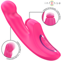 INTENSE - VIBREUR EMI 13,5 CM MULTIFONCTION 3 EN 1 10 VIBRATIONS ROSE
