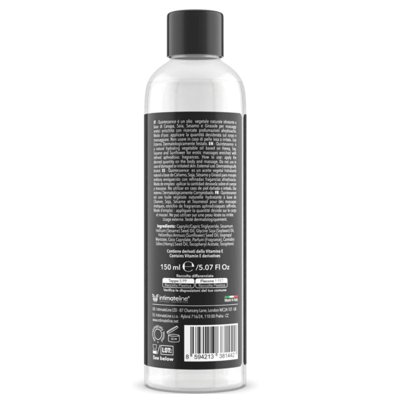 INTIMATELINE LUXURIA - HUILE DE MASSAGE BARBE À PAPA 150 ML