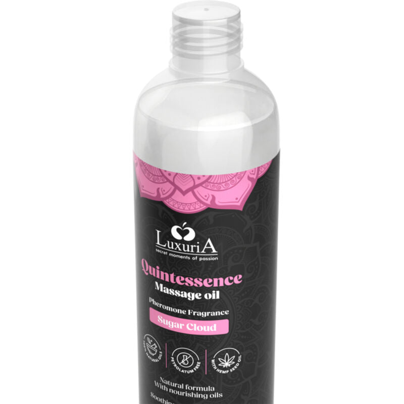 INTIMATELINE LUXURIA - HUILE DE MASSAGE BARBE À PAPA 150 ML