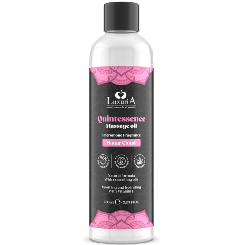INTIMATELINE LUXURIA - HUILE DE MASSAGE BARBE À PAPA 150 ML