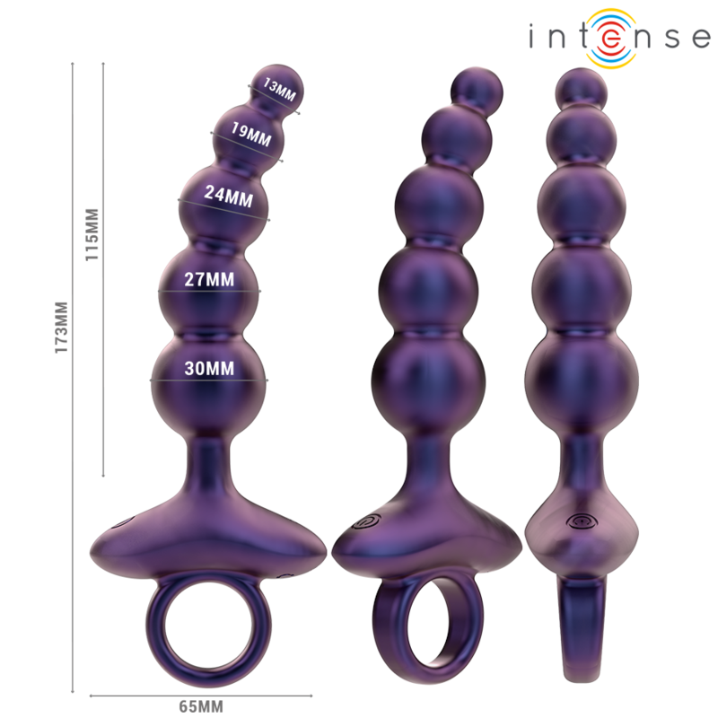 INTENSE - TITO PLUG ANAL VIBRANT MODÈLE 3 AVEC TÉLÉCOMMANDE