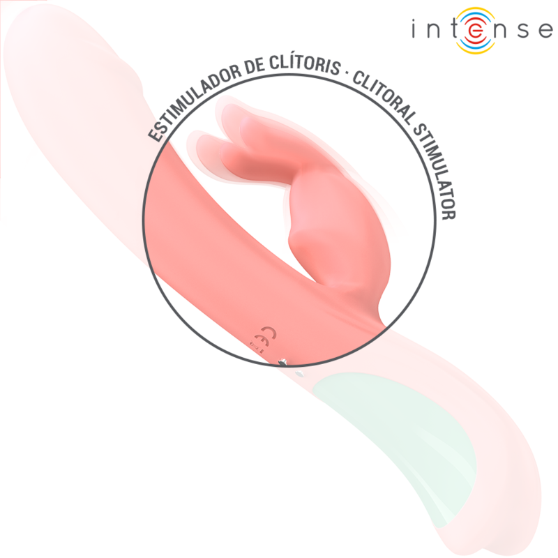 INTENSE - VIBREUR RACHEL RABBIT 5 VIBRATIONS ROSE