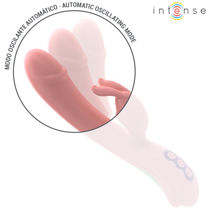 INTENSE - VIBREUR RACHEL RABBIT 5 VIBRATIONS ROSE