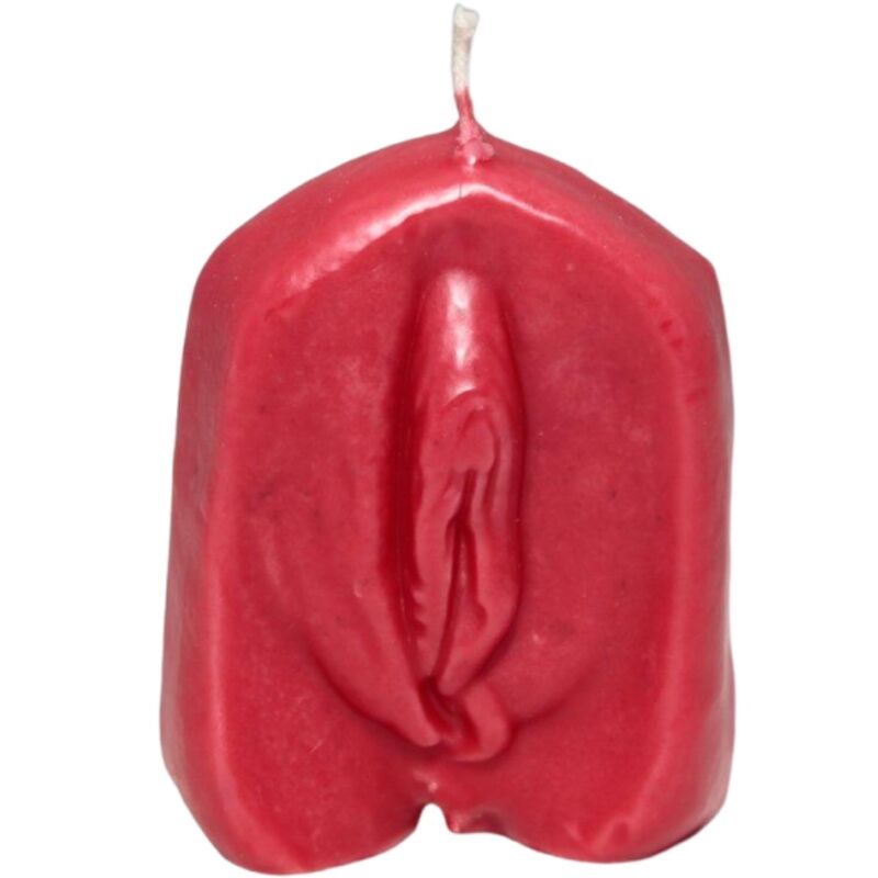 DIABLO PICANTE – BOUGIE EN FORME DE VAGIN ROUGE