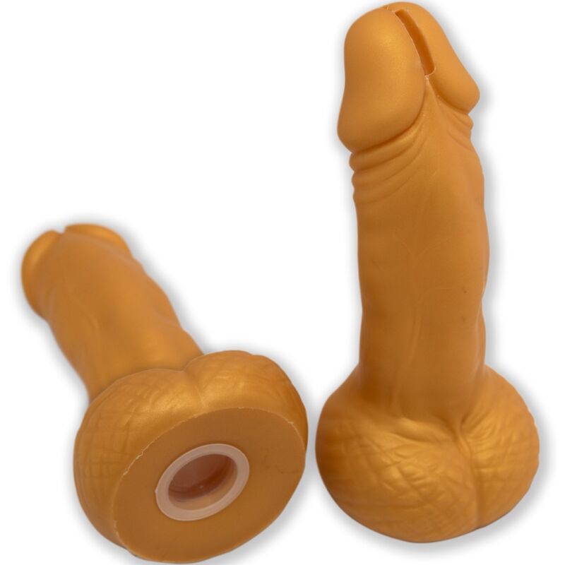 DIABLO PICANTE - TIRELIRE EN FORME DE PÉNIS, 22,5 CM, OR