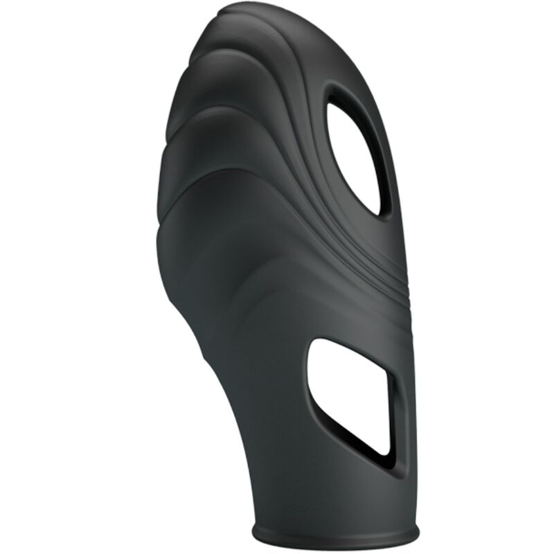 PRETTY LOVE - VIBROMASSEUR DE DOIGT EN SILICONE LICH NOIR