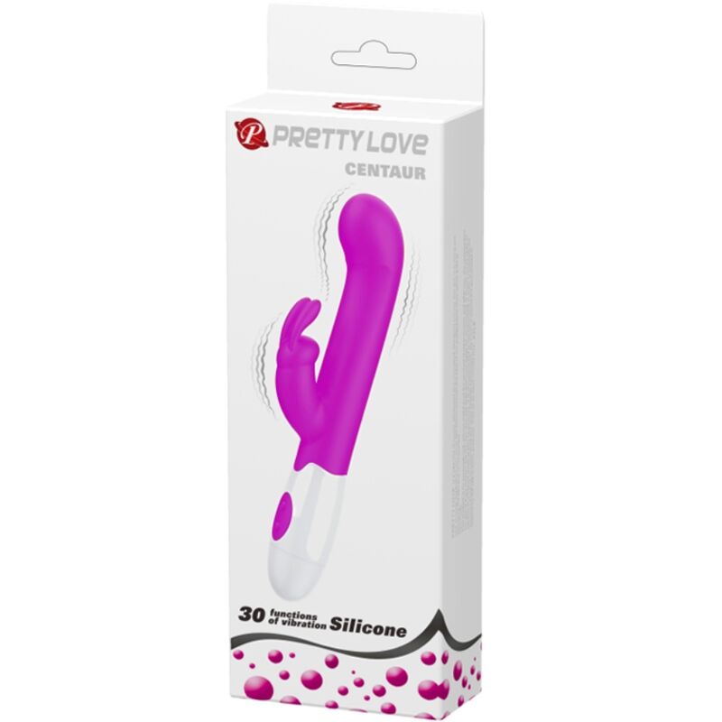 PRETTY LOVE - CENTAUR VIBRATEUR LAPIN 30 MODES DE VIBRATION VIOLET