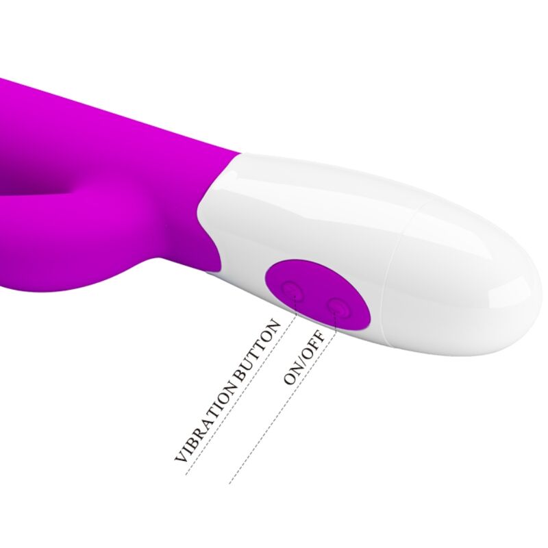 PRETTY LOVE - CENTAUR VIBRATEUR LAPIN 30 MODES DE VIBRATION VIOLET