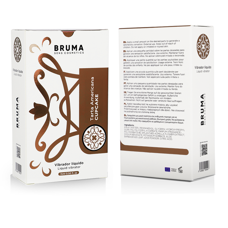 BRUMA - FLÜSSIGER VIBRATOR ULTRA GLEITEND CUPCAKE 15 ML