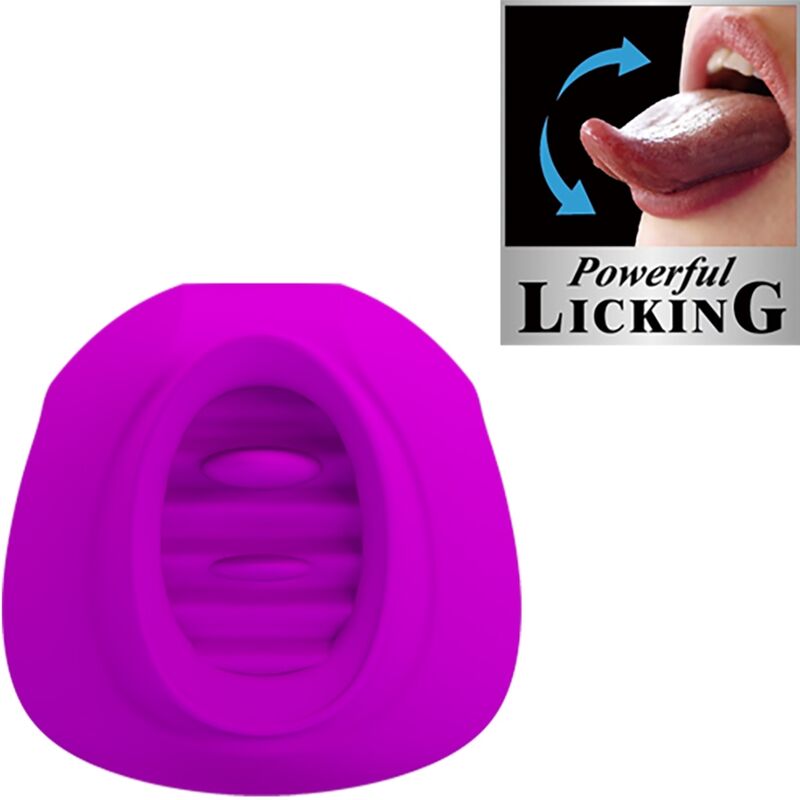 PRETTY LOVE - STIMULATEUR LANGUE-CLITORIS ESTELLE 12 VIBRATIONS VIOLET