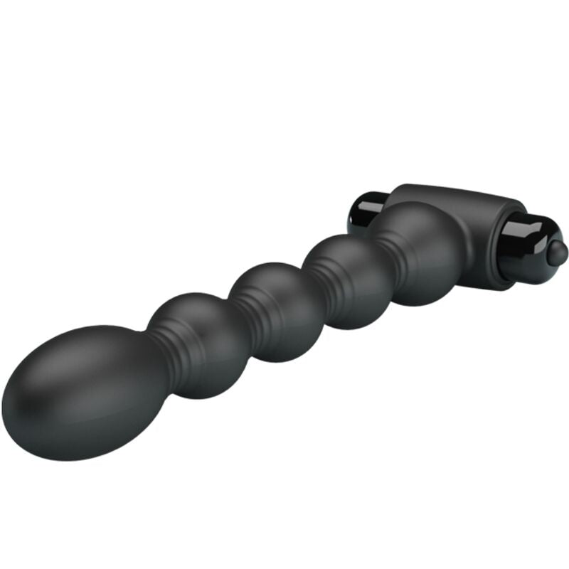 PRETTY LOVE - LYNN PLUG ANAL EN SILICONE 10 VIBRATIONS NOIR