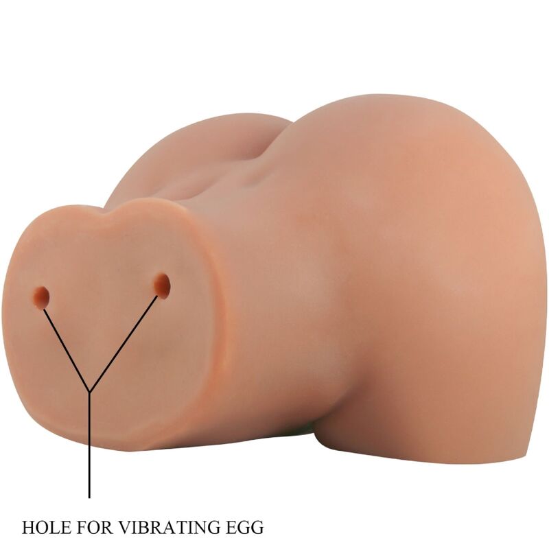 CRAZY BULL - MILA VIBRATOR BUTT MIT REALISTISCHER VAGINA UND ANUS-FERNBEDIENUNG